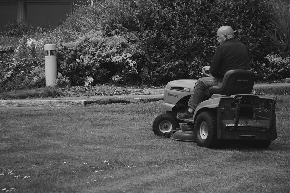 Professional lawn mowing service